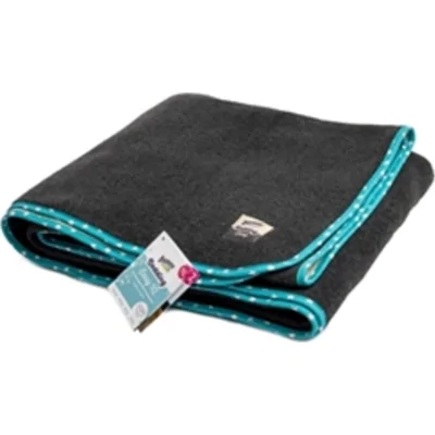 Bunny Nature Easy Bodembedekking Fleece XL Turquoise 140 x 140 cm