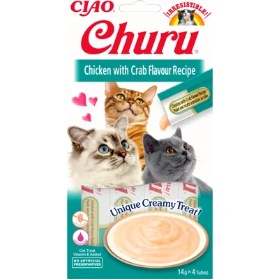 Ciao Kattensnack Churu Kip - Krab 60 gr