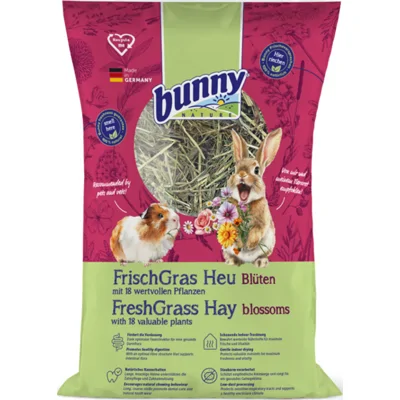 Bunny Nature Knaagdiervoer Vers Gras Hooi Bloesem 500 gr