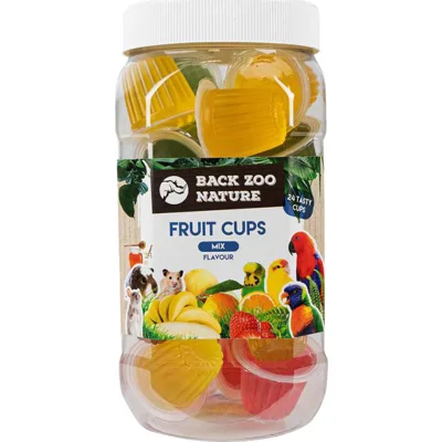 Back Zoo Nature Fruit Cups - Honing - 6 stuks