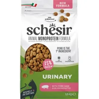 6x Schesir Monoproteïne Kattenvoer Droog Urinary Ham 1,5 kg