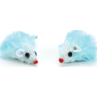 Beeztees pluche knuffelmuisje kattenspeelgoed