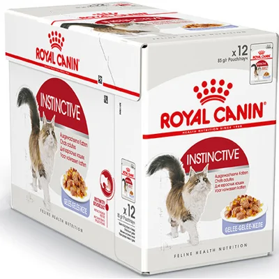 Royal Canin Instinctive in Jelly natvoer kattenvoer zakjes 12x85g