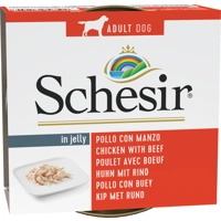 Schesir Hond Gelei Kip/Rund 150gr