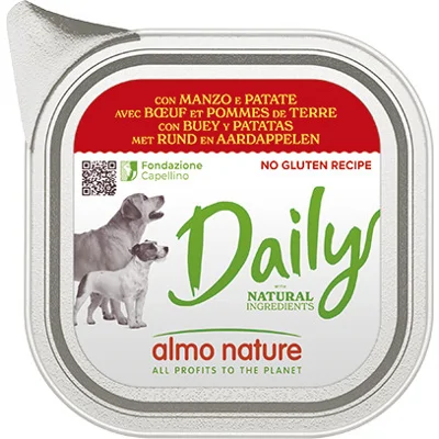 Almo Nature Daily met lam en aardappelen natvoer hond 18 x 300 g