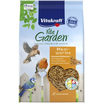 Vitakraft Vita Garden Premium gedroogde meelwormen voor buitenvogels 200 g