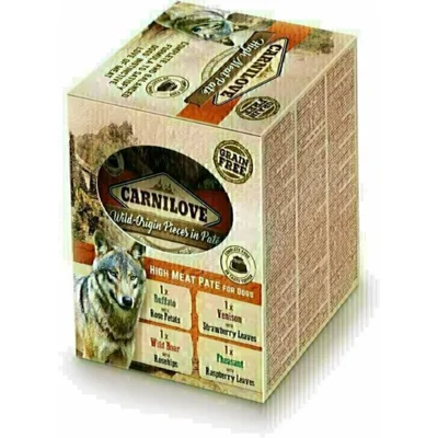 Carnilove natvoer hond multipack (zakjes) 4 x 300 g