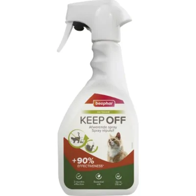 6x Beaphar Beaphar Keep Off Outdoor Spray 500 ml