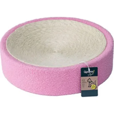 Quapas! Krabplank Pluche met sisal Roze