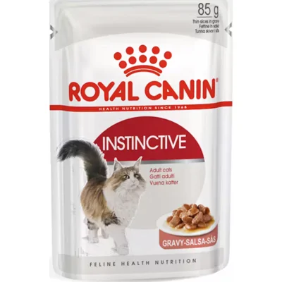 96x Royal Canin Instinctive Gravy Kattenvoer Nat Instinctive 85 gr