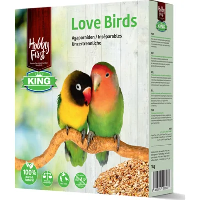 7x HobbyFirst King Agaporniden 1 kg
