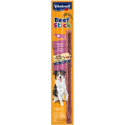 Vitakraft Beef Stick Original Hart - 16 + 5 gratis