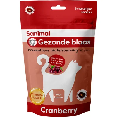 Sanimal Gezonde Blaas Snacks - 60 g