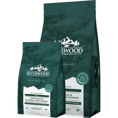 Riverwood Adult Dog - Forel & Makreel met Haring - 12 kg