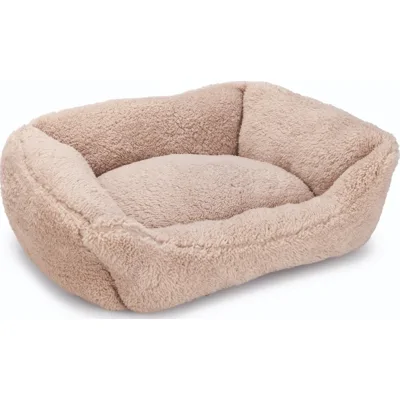 Beeztees Pluche Ligbed Kadi kat beige 47x37x18cm