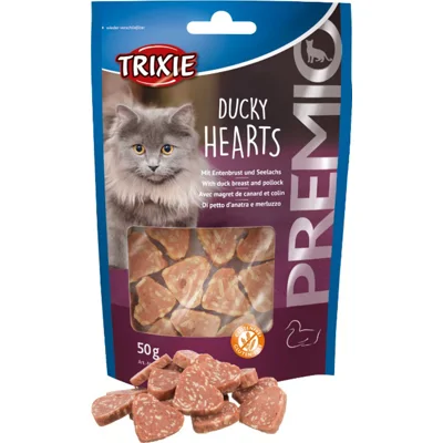 Trixie Premio Ducky Hearts kattensnacks 50 gram