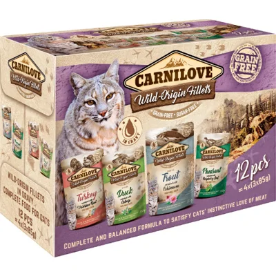 Carnilove natvoer kat multipack (zakjes) 12 x 85 g