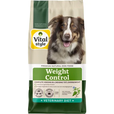 2x Vitalstyle Weight Control Hondenvoer 12 kg