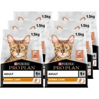 6x Pro Plan Adult Elegant Derma Care Zalm 1,5 kg