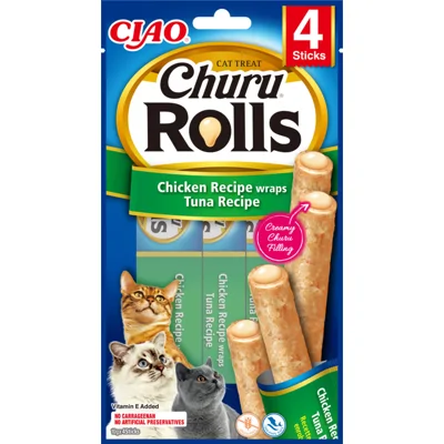 Ciao Kattensnack Churu Rolls Kip - Tonijn 40 gr