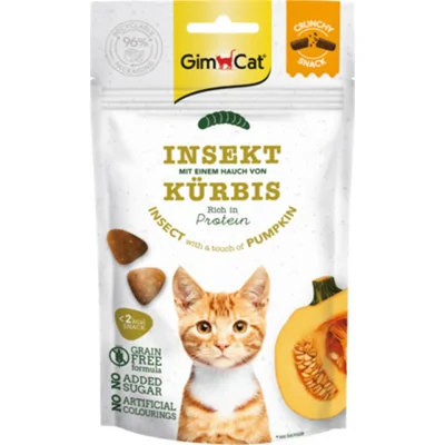 GimCat Crunchy Kattensnack Insect&Pompoen 50 gr