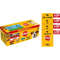 Pedigree Adult in Gelei Mix Selectie Maaltijdzakjes Multipack 40x100 gr