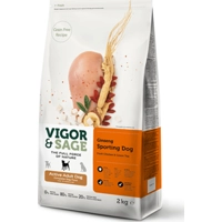 Vigor&Sage Hondenvoer Sport en Actief Ginseng 2 kg