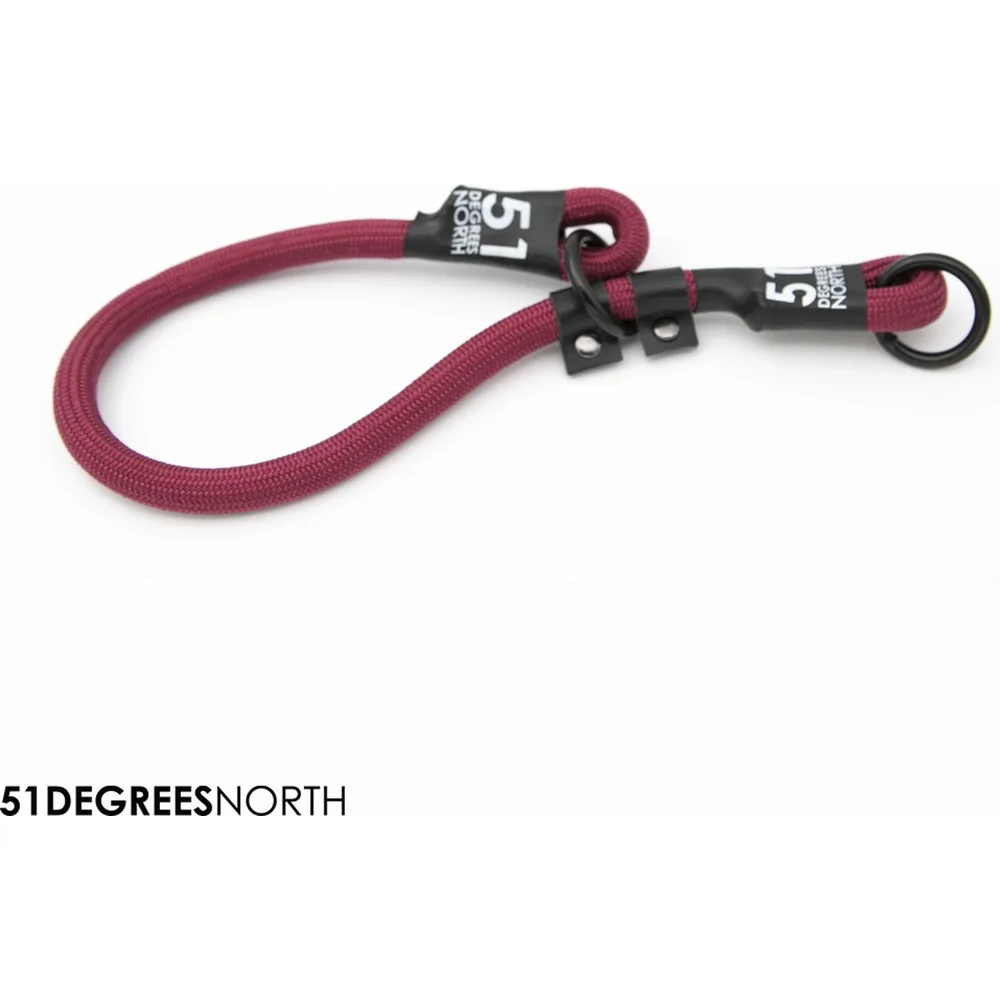 51 Degrees North - Wanderful - Collar - Rope - Burgundy - 40-50 cm x 12 mm