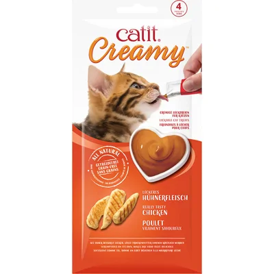 Catit Creamy - 4 x 10 g - Kip