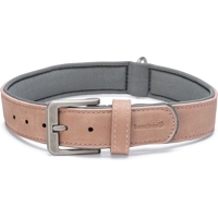 Beeztees Balacron Ax kunstleer roze halsband hond 52-62cm x 30mm