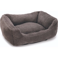 Beeztees Pluche Ligbed Kadi kat grijs 47x37x18cm