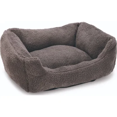 Beeztees Pluche Ligbed Kadi kat grijs 47x37x18cm