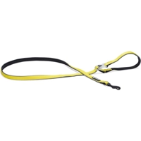 Beeztees safety gear Parinca Premium LED Nylon hondenriem geel 150x2,5cm