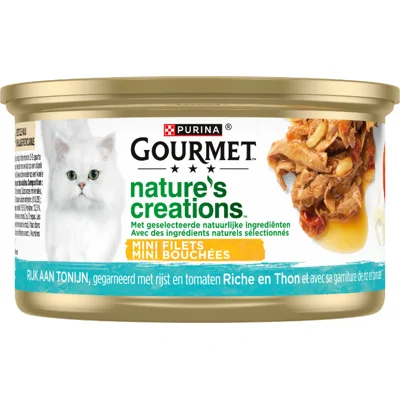 GOURMET Nature's Creations Tonijn kattenvoer nat 85gr