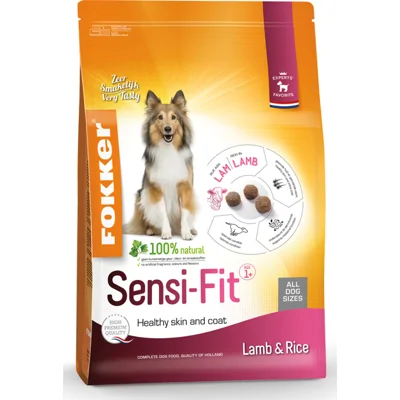 Fokker Sensi-Fit lam en rijst hondenvoer 13 kg
