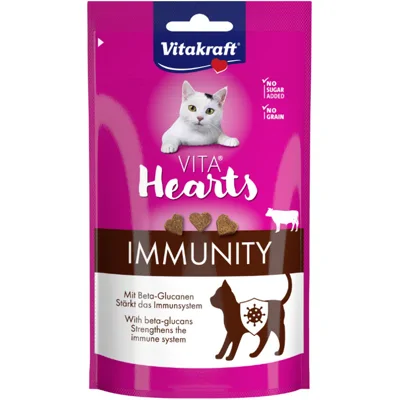 Vitakraft Vita Hearts Immunity kattensnack 2 stuks
