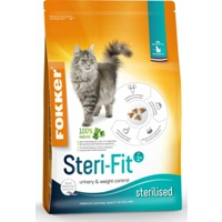 3x Fokker Steri-Fit Kattenvoer Gevogelte 2,5 kg