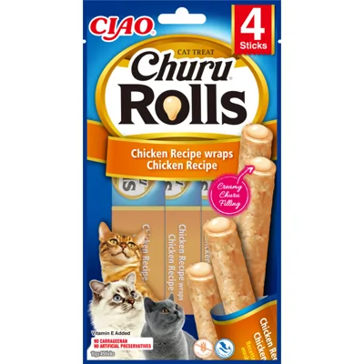 Ciao Kattensnack Churu Rolls Kip 40 gr