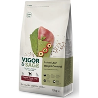Vigor&Sage Hondenvoer Regular Weight Control Lotus Leaf 2 kg
