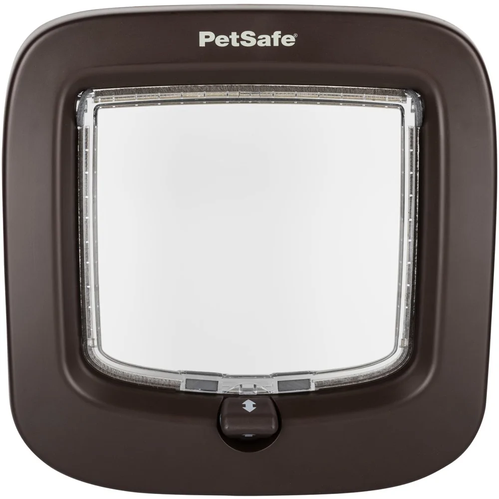 Petsafe Handmatig Vergrendelbaar Kattenluik - Bruin