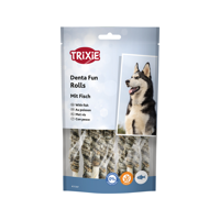 Trixie Denta Fun Fish Chewing Rolls - 75 g