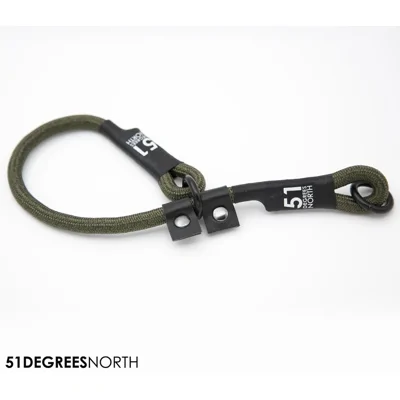 51 Degrees North - Wanderful - Collar - Rope - Khaki - 35-40 cm x 8 mm
