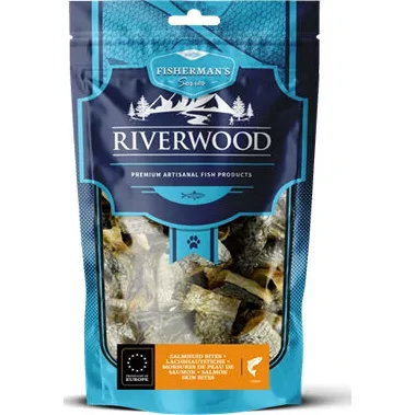 Riverwood Zalmhuid bites - 100 gram