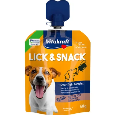 Vitakraft Lick & Snack - Leverworst - 60 gram