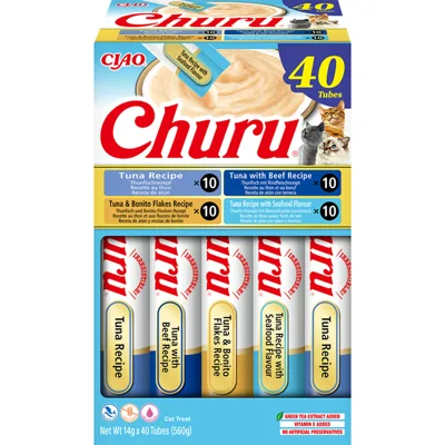 Ciao Kattensnack Churu Puree Tuna 40x14 gr