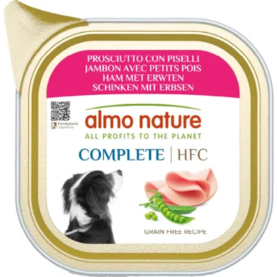 Almo Nature HFC Complete - Kuipje - Ham met Erwten - 17 x 85 g