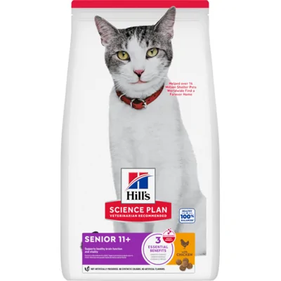 Hill's Science Plan Kat Senior 11+ Kip 3kg