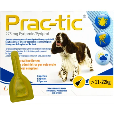 Prac-Tic Spot-On M 11-22kg - 3 pip
