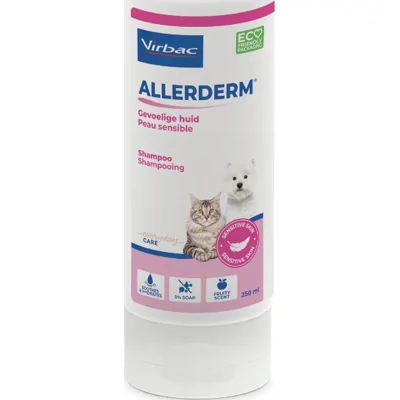 Virbac Allerderm Gevoelige Huid shampoo (voorheen Allercalm) 250ml