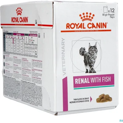 48x Royal Canin Renal with Fish Kattenvoer Nat 85 gr